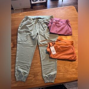 Mandala Jogger Scrub Pants- Set of 3 Women’s Size 2XL